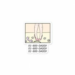 Kinky Cloth 1-800-Daddy Sticker