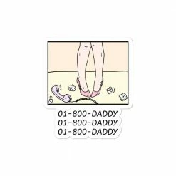 Kinky Cloth 1-800-Daddy Sticker