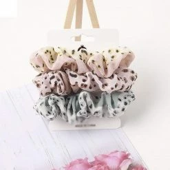 Kinky Cloth 1 Set Candy Color Hair Ties