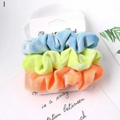 Kinky Cloth 1 Set Candy Color Hair Ties