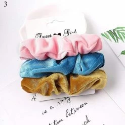 Kinky Cloth 1 Set Candy Color Hair Ties