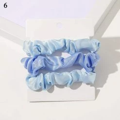 Kinky Cloth 1 Set Candy Color Hair Ties