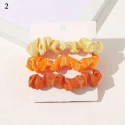 Kinky Cloth 1 Set Candy Color Hair Ties