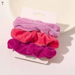 Kinky Cloth 1 Set Candy Color Hair Ties