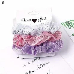 Kinky Cloth 1 Set Candy Color Hair Ties