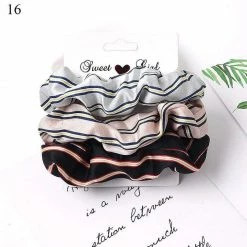 Kinky Cloth 1 Set Candy Color Hair Ties