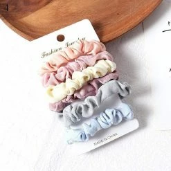 Kinky Cloth 1 Set Candy Color Hair Ties