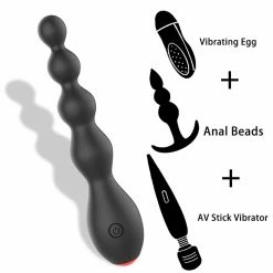 Kinky Cloth 10 Speed Anal Beads Vibrator