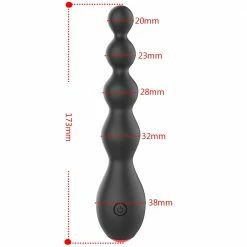 Kinky Cloth 10 Speed Anal Beads Vibrator