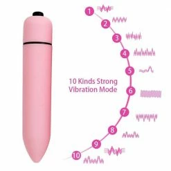 Kinky Cloth 10 Speed Bullet Vibrator Dildo Dildos