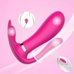 Kinky Cloth FULX Wearable Dildo With Clitoris Vibrator With 10 Speeds