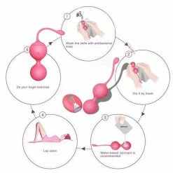 Kinky Cloth Vibrators Remote Control Kegels Vibrator Balls
