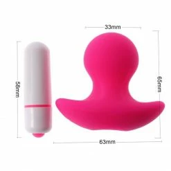 Kinky Cloth Magic Button Vibrator Plug Pet Play