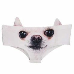 Kinky Cloth Kittens 3D Animal Face Panties