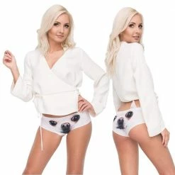 Kinky Cloth Kittens 3D Animal Face Panties