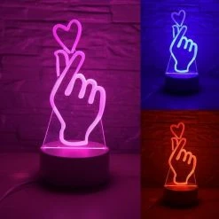 Kinky Cloth 3D LED Table Lamp