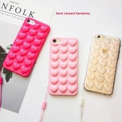 Kinky Cloth Phone Cases 3D Love Heart Candy IPhone Case