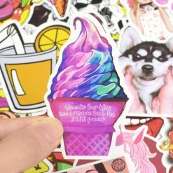 Kinky Cloth 50 PVC Stickers Pack Kawaii