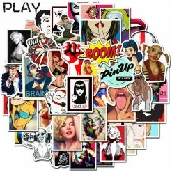 Kinky Cloth 50 Retro Stickers Pack