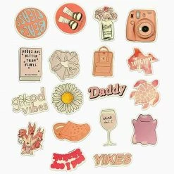 Kinky Cloth Top & Tees 50pcs Cartoon Moto Stickers For Laptop