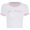 Kinky Cloth 69% Angel Crop Top