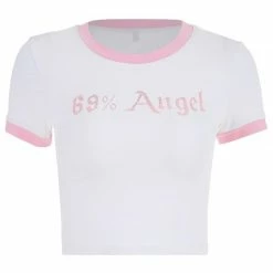 Kinky Cloth 69% Angel Crop Top