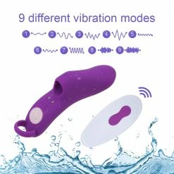 Kinky Cloth Vibrators 9 Frequency Wireless Finger Vibrator
