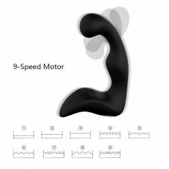 Kinky Cloth 9 Speed Prostate Massage Vibrator Plug