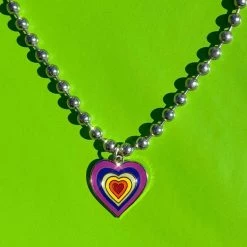 Kinky Cloth 90s Style Aesthetics Necklace Goth