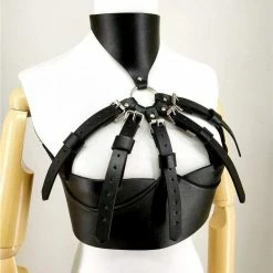 Kinky Cloth Adjustable Hanging Neck Chastity Belt