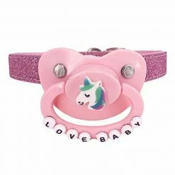 Kinky Cloth Collars & Chokers Adult Pacifier Choker