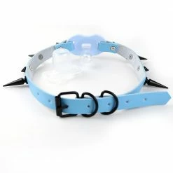 Kinky Cloth Adult Pacifier Gag With Choker Collar ABDL - Adult Baby