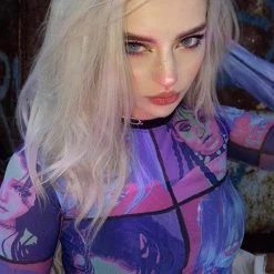 Kinky Cloth Goth Aesthetic Egirl Mesh Bodycon Top