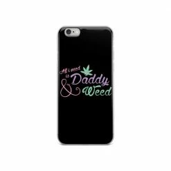 Kinky Cloth All I Need Is Daddy And Weed IPhone Case