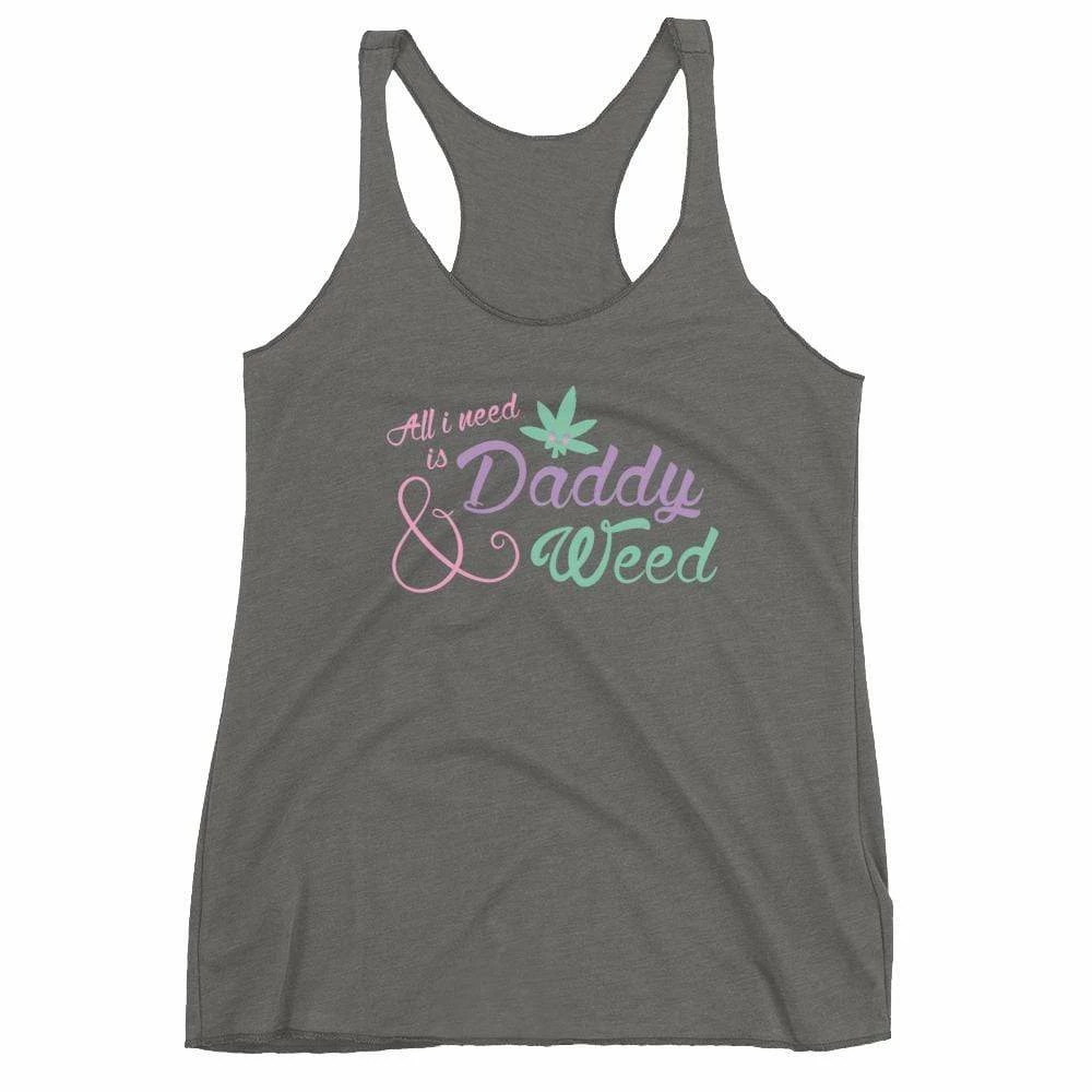 Kinky Cloth DDLG - Daddy / Little All I Need Is Daddy And Weed Tank Top 4 Kinky Cloth DDLG - Daddy / Little All I Need Is Daddy And Weed Tank Top