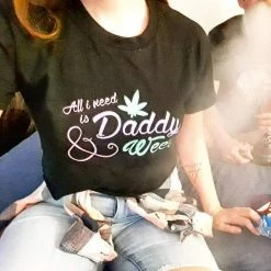 Kinky Cloth All I Need Is Daddy/Mommy And Weed Top DDLG - Daddy / Little