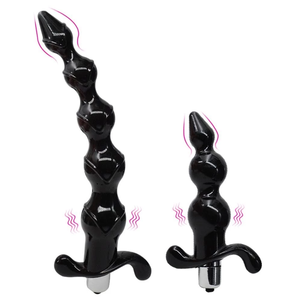 Kinky Cloth Soft Anal Beads Vibrator 1 Kinky Cloth Soft Anal Beads Vibrator