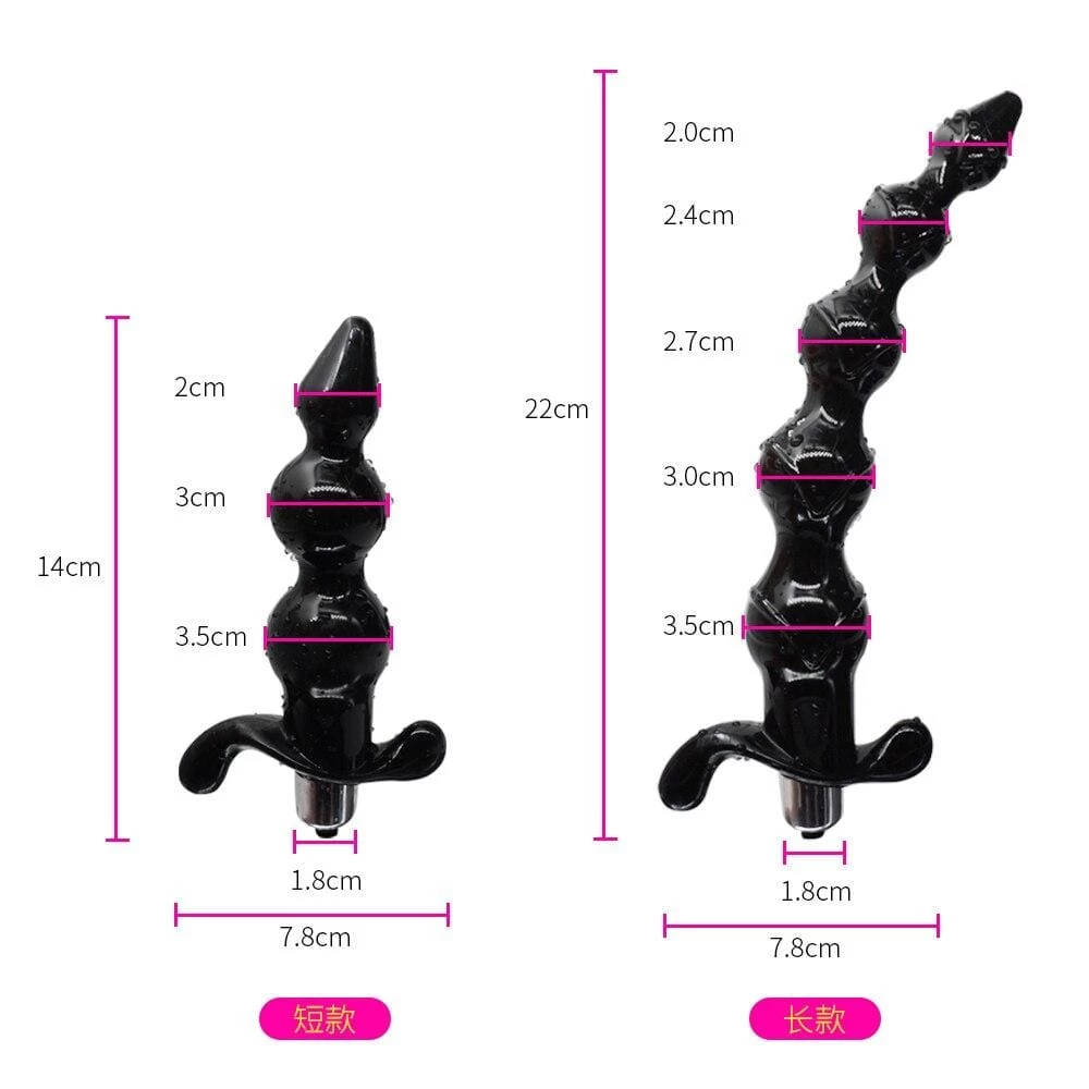 Kinky Cloth Soft Anal Beads Vibrator 4 Kinky Cloth Soft Anal Beads Vibrator