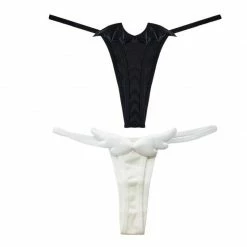Kinky Cloth Angel Devil Wings Thongs Cosplay