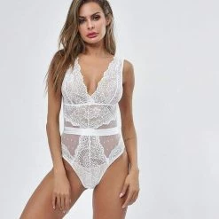 Kinky Cloth Angel Lace Lingerie Bodysuit Lingerie & Panties