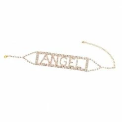 Kinky Cloth DDLG - Daddy / Little Angel Rhinestone Choker