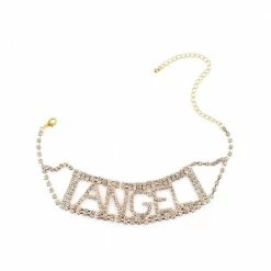 Kinky Cloth DDLG - Daddy / Little Angel Rhinestone Choker