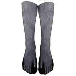 Kinky Cloth Animal Paw Printed High Ankle Socks
