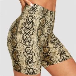 Kinky Cloth Animal Print Cycling Shorts