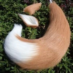 Kinky Cloth Anime Style Cosplay Fox Ears And Tail Set