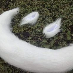 Kinky Cloth Anime Style Cosplay Fox Ears And Tail Set