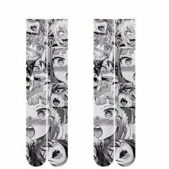 Kinky Cloth Anime Pattern Cartoon Printed Socks Cosplay