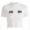 Kinky Cloth Anime Tears Crop Top