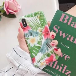 Kinky Cloth Phone Cases Art Flowers Banana Leaf IPhone Case