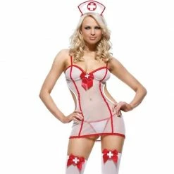 Kinky Cloth Baby Doll Nurse Lingerie Cosplay